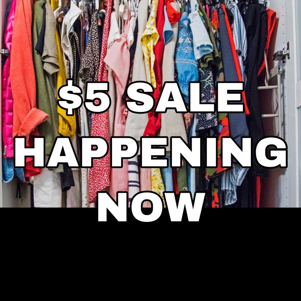 $5 sale and make an offer